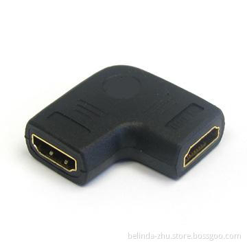 HDMI Female to Female Vertical Flat Coupler/Adapter/Connector 90 Degree